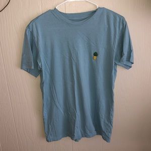 blue pineapple shirt men’s size small